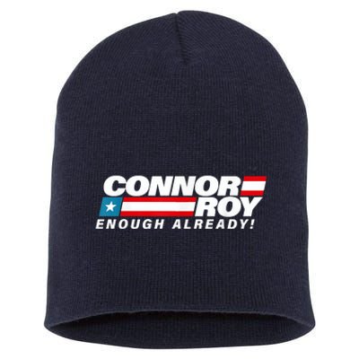 ConnorRoyEnoughAlreadyFlag Short Acrylic Beanie