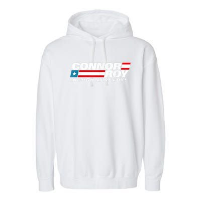 ConnorRoyEnoughAlreadyFlag Garment-Dyed Fleece Hoodie