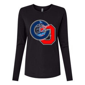 C.O. Columbus Ohio Womens Cotton Relaxed Long Sleeve T-Shirt