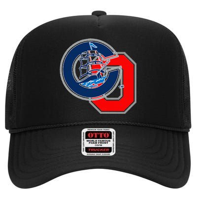 C.O. Columbus Ohio High Crown Mesh Back Trucker Hat