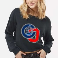 C.O. Columbus Ohio Cropped Pullover Crew