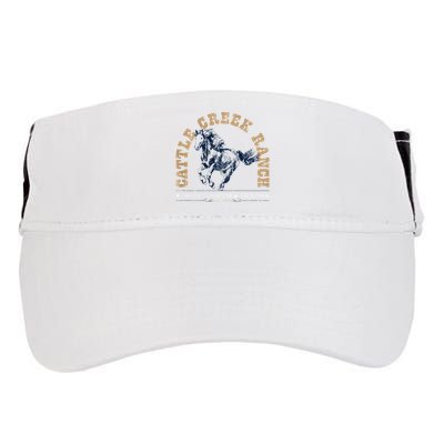 Cattle Creek Original Ranching Wild Horse Logo Adult Drive Performance Visor