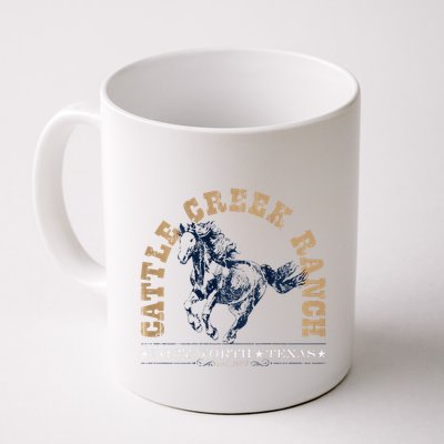 Cattle Creek Original Ranching Wild Horse Logo Mug