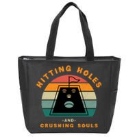 Cornhole Zip Tote Bag