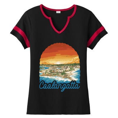 Coolangatta Ladies Halftime Notch Neck Tee