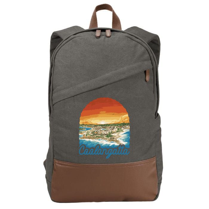 Coolangatta Cotton Canvas Backpack