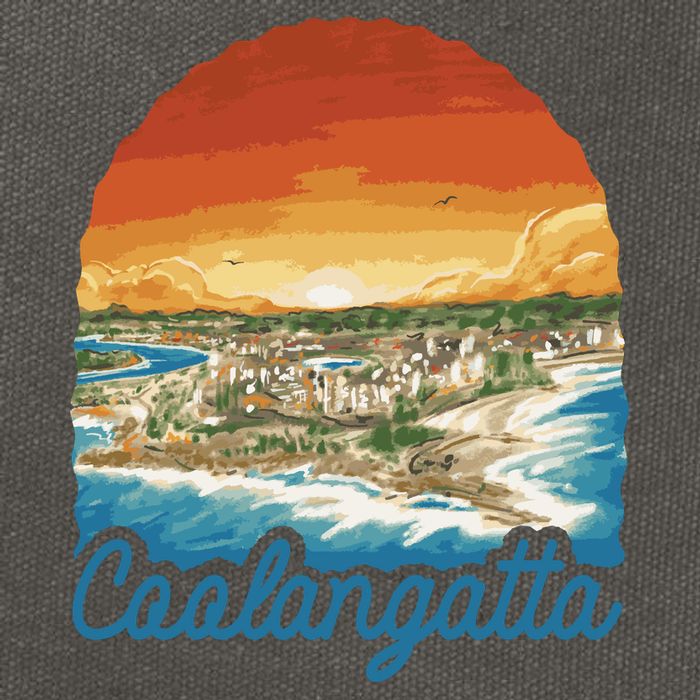 Coolangatta Cotton Canvas Backpack
