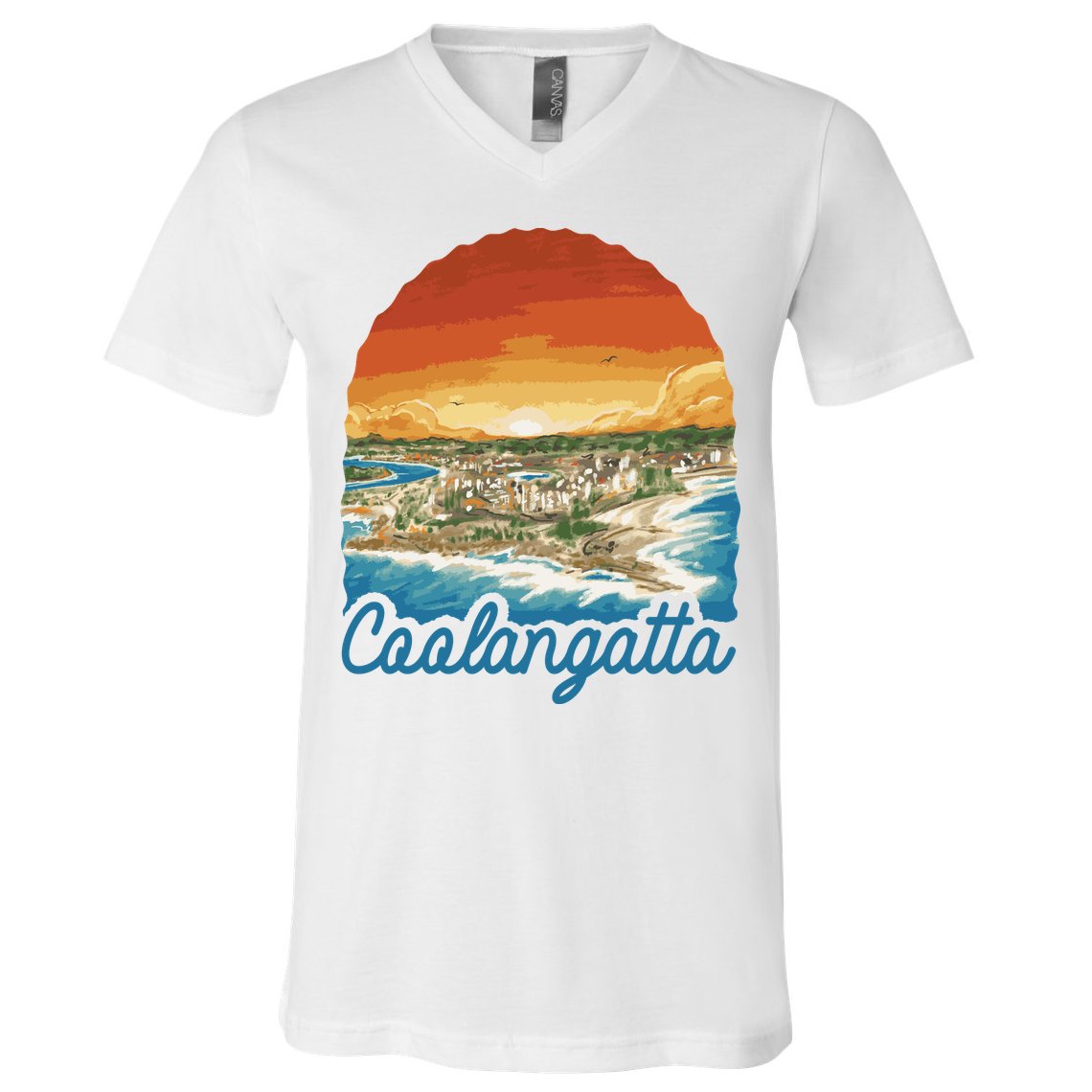 Coolangatta V-Neck T-Shirt