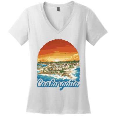 Coolangatta Women's V-Neck T-Shirt