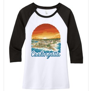 Coolangatta Women's Tri-Blend 3/4-Sleeve Raglan Shirt