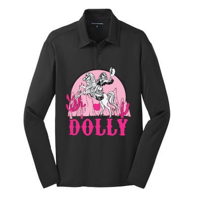 Cowgirl Silk Touch Performance Long Sleeve Polo