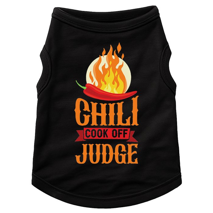 Chili Cook Off Judge Red Chili Doggie Tank