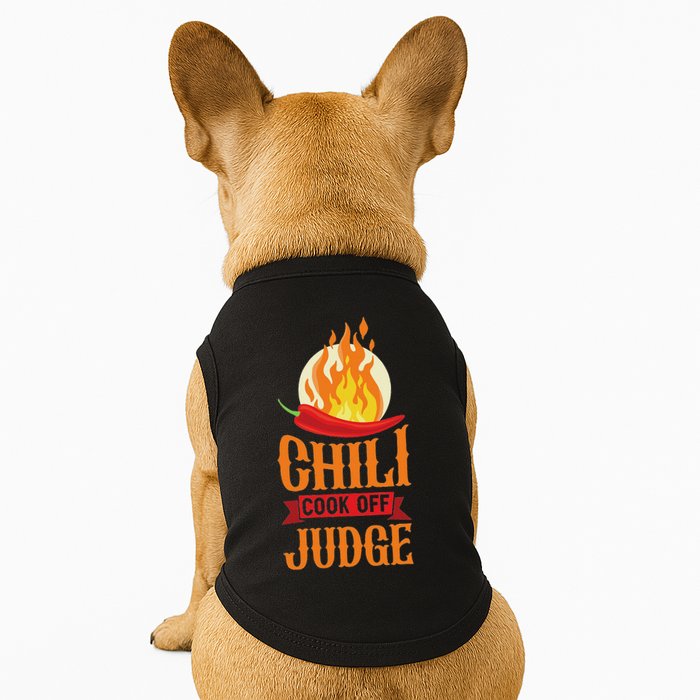 Chili Cook Off Judge Red Chili Doggie Tank