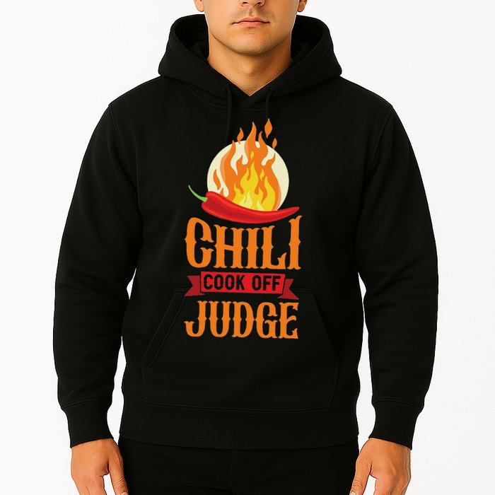 Chili Cook Off Judge Red Chili Hoodie