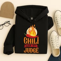 Chili Cook Off Judge Red Chili Hoodie