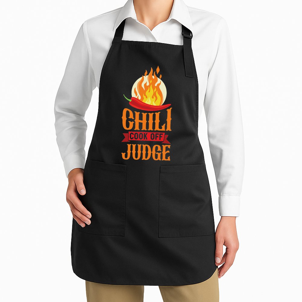 Chili Cook Off Judge Red Chili Apron