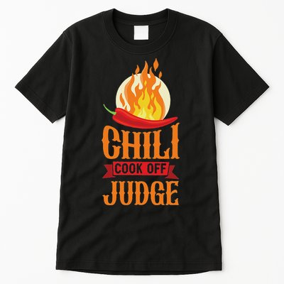 Chili Cook Off Judge Red Chili Tall T-Shirt