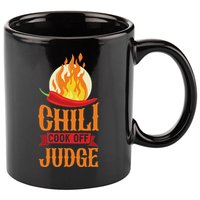 Chili Cook Off Judge Red Chili 11oz C Handle Ceramic Mug