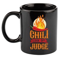 Chili Cook Off Judge Red Chili 11oz C Handle Ceramic Mug