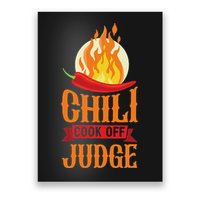 Chili Cook Off Judge Red Chili Poster