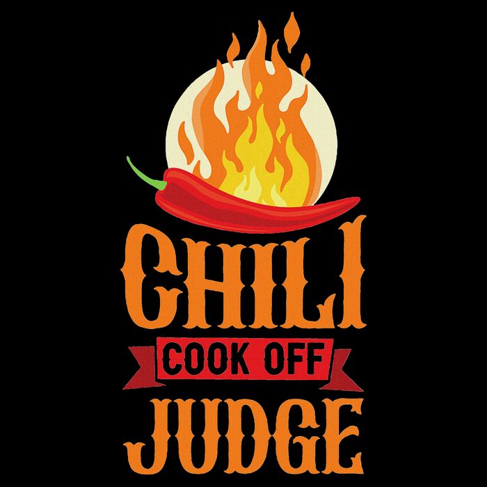 Chili Cook Off Judge Red Chili Poster