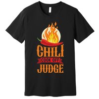 Chili Cook Off Judge Red Chili Premium T-Shirt