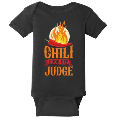 Chili Cook Off Judge Red Chili Baby Bodysuit