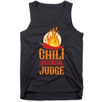 Chili Cook Off Judge Red Chili Tank Top