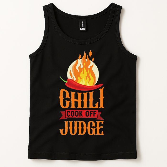 Chili Cook Off Judge Red Chili Tank Top