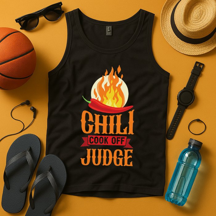 Chili Cook Off Judge Red Chili Tank Top