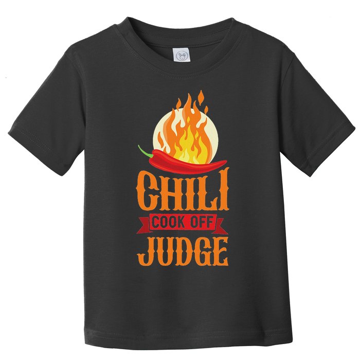 Chili Cook Off Judge Red Chili Toddler T-Shirt