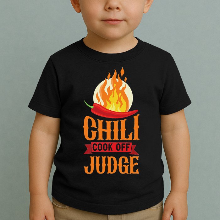 Chili Cook Off Judge Red Chili Toddler T-Shirt