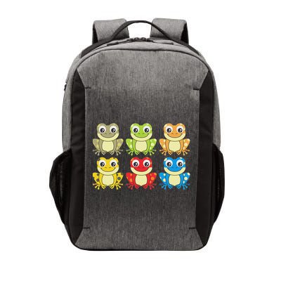 Colorful Collection Of Frogs Animal Lover Graphic Vector Backpack