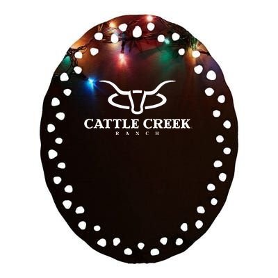 Cattle Creek Original Ceramic Oval Ornament