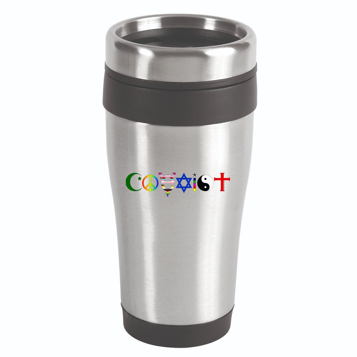 Coexist 16oz Travel Tumbler