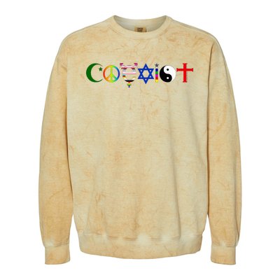 Coexist Colorblast Crewneck Sweatshirt