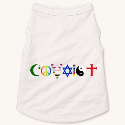 Coexist Doggie Tank