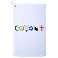 Coexist Golf Towel