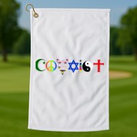 Coexist Golf Towel