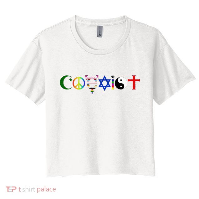 Coexist Crop Top