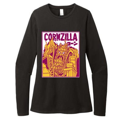 Cornzilla Womens CVC Long Sleeve Shirt