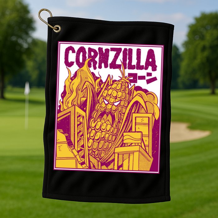 Cornzilla Golf Towel