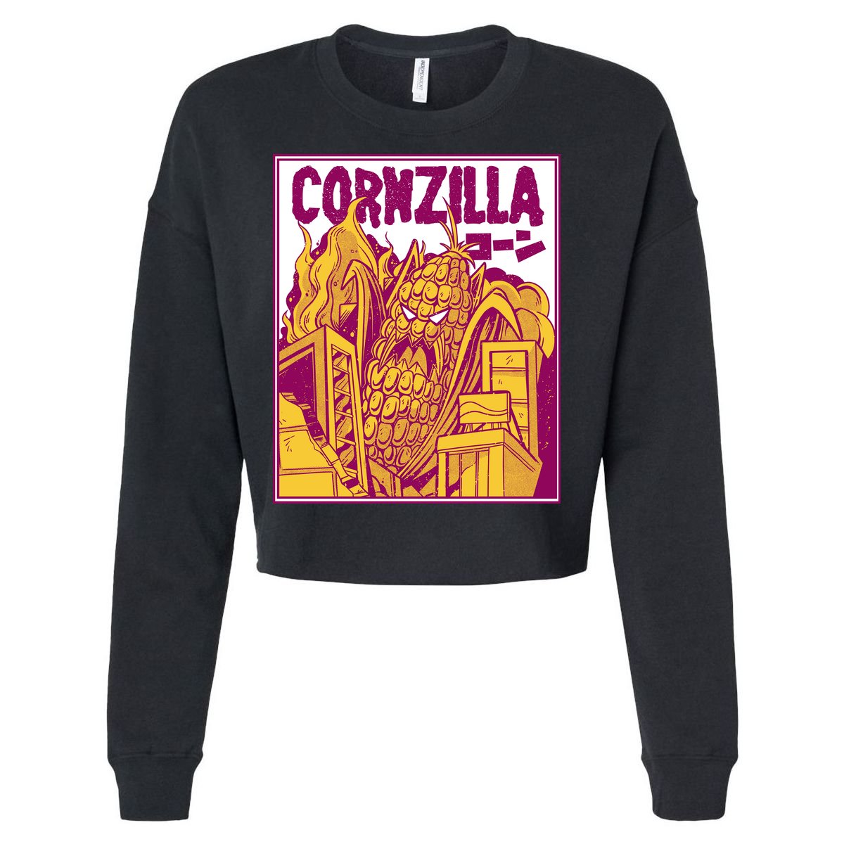 Cornzilla Cropped Pullover Crew