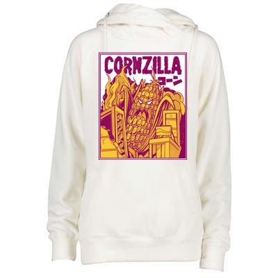 Cornzilla Womens Funnel Neck Pullover Hood