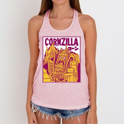 Cornzilla Women's Knotted Racerback Tank