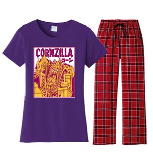 Cornzilla Women's Flannel Pajama Set