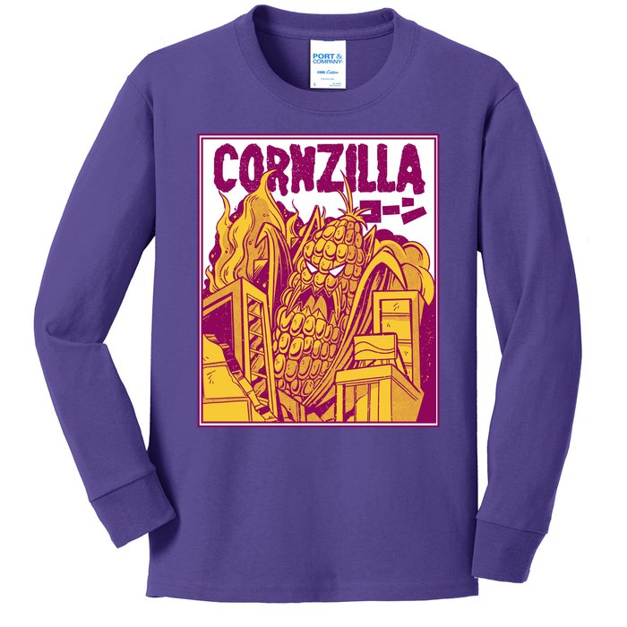 Cornzilla Kids Long Sleeve Shirt