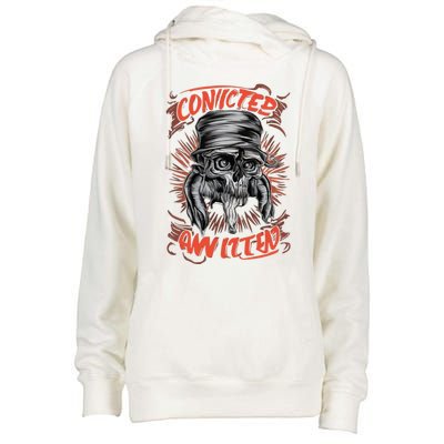 Convicted Womens Funnel Neck Pullover Hood