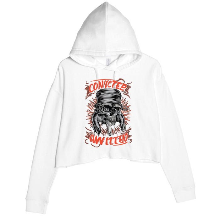 Convicted Crop Fleece Hoodie