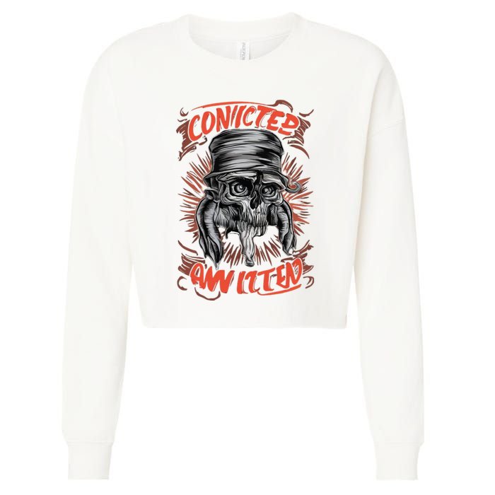 Convicted Cropped Pullover Crew